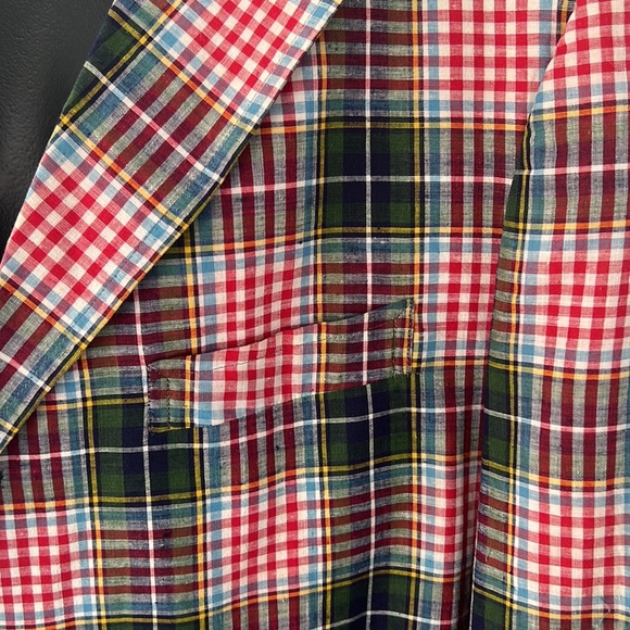 J.Press NWOT Madra Sport Coat.  Classic fit, lightweight men’s 40 X long tartan! - Picture 5 of 14